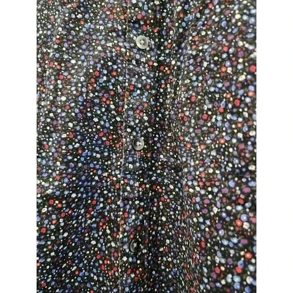 CACTUS Slim Fit Button geometric print long sleeve shirt Size L - Picture 2 of 6